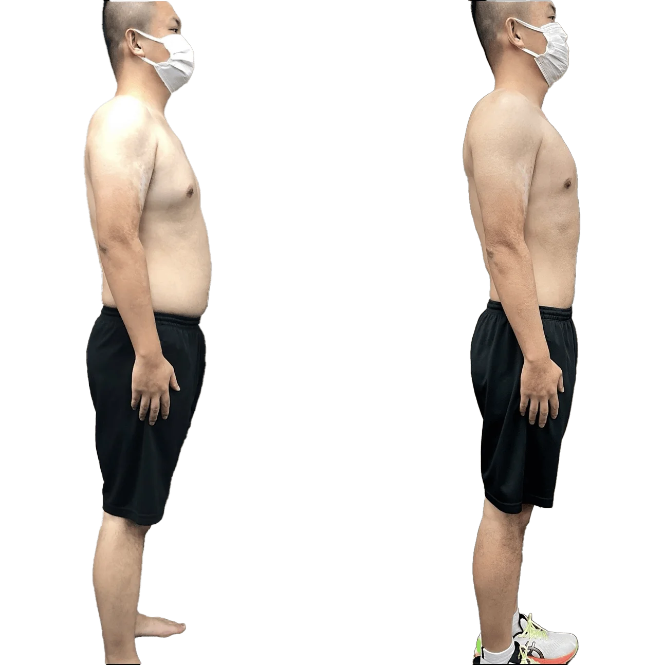 40代 男性のトレーニング前
